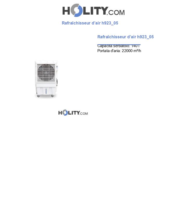 Rafraîchisseur d’air h923_05