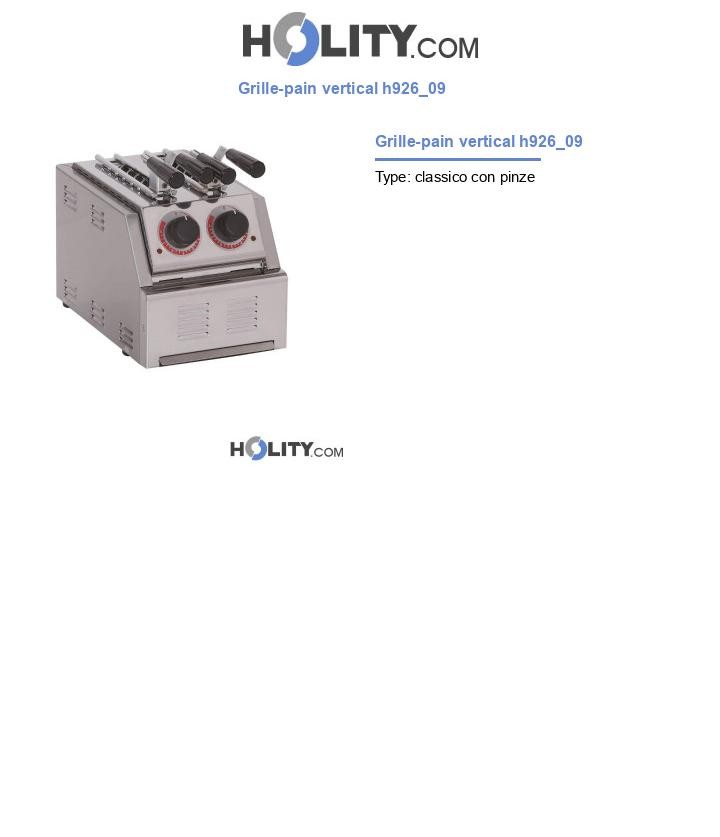 Grille-pain vertical h926_09