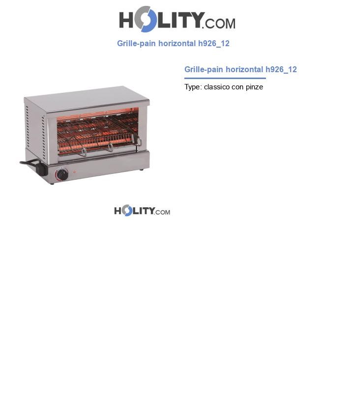Grille-pain horizontal h926_12