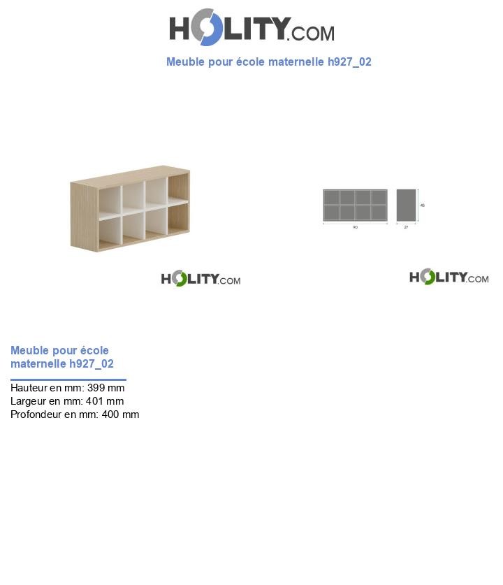 Meuble pour école maternelle h927_02