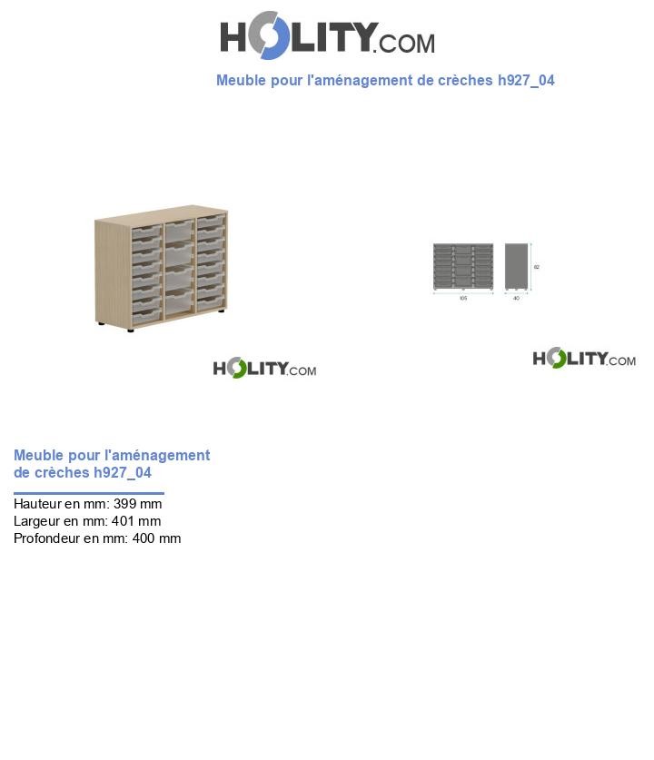 Meuble pour l'aménagement de crèches h927_04