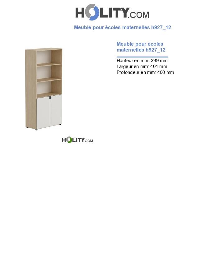 Meuble pour écoles maternelles h927_12