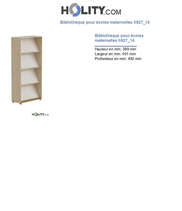 Bibliothèque pour écoles maternelles h927_14