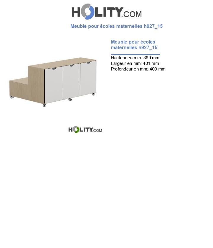 Meuble pour écoles maternelles h927_15