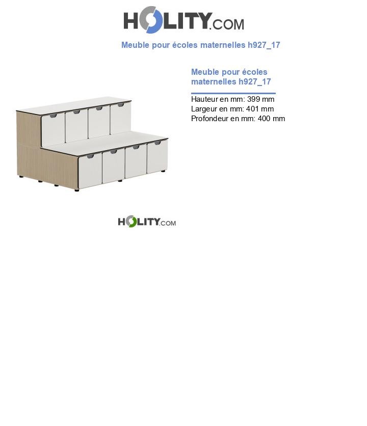 Meuble pour écoles maternelles h927_17