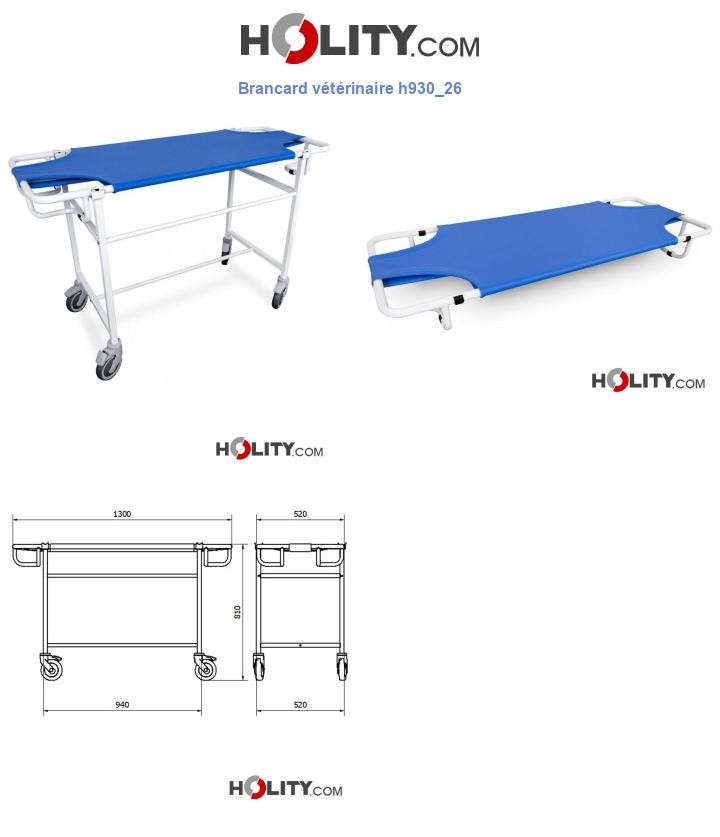 Brancard vétérinaire h930_26