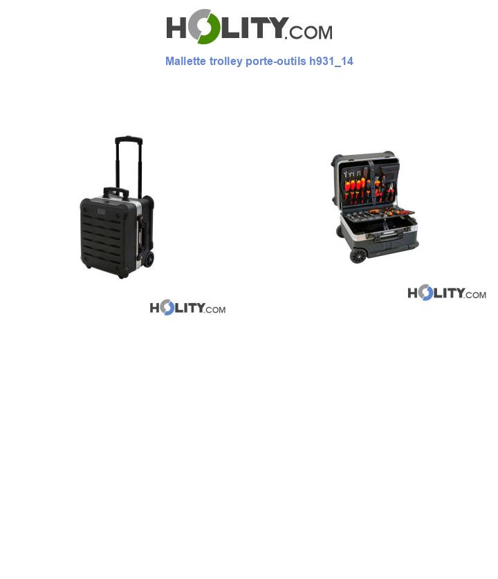 Mallette trolley porte-outils h931_14