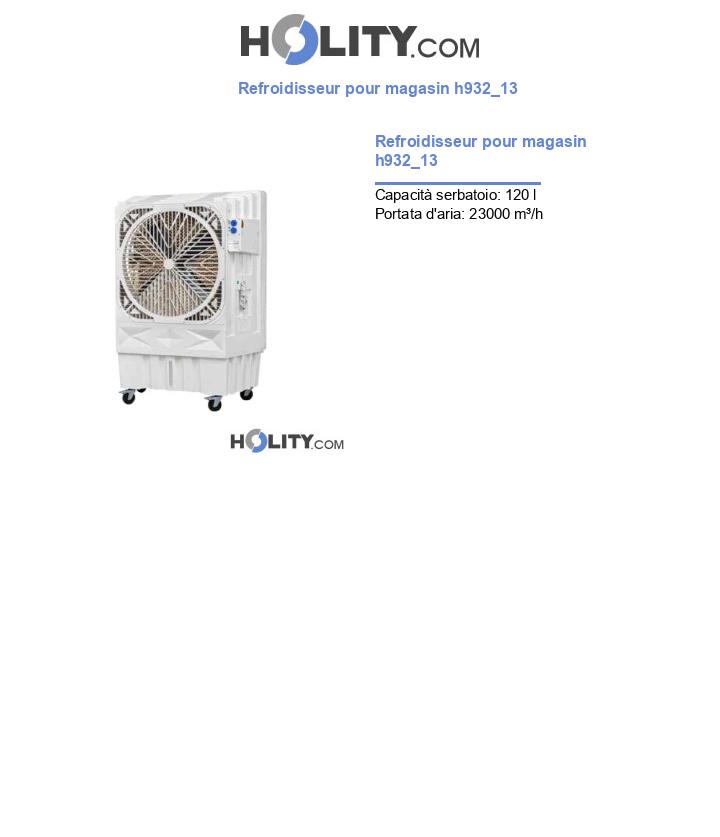 Refroidisseur pour magasin h932_13
