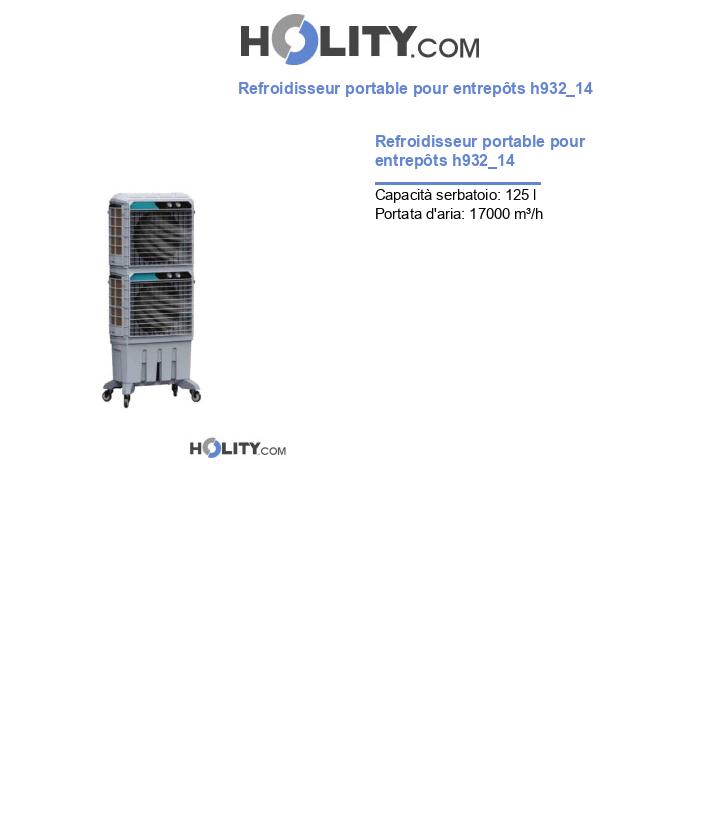 Refroidisseur portable pour entrepôts h932_14