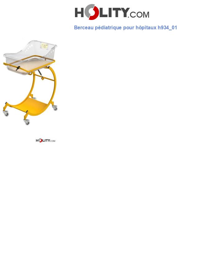 Berceau pédiatrique pour hôpitaux h934_01