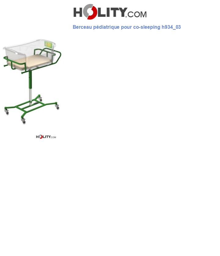 Berceau pédiatrique pour co-sleeping h934_03