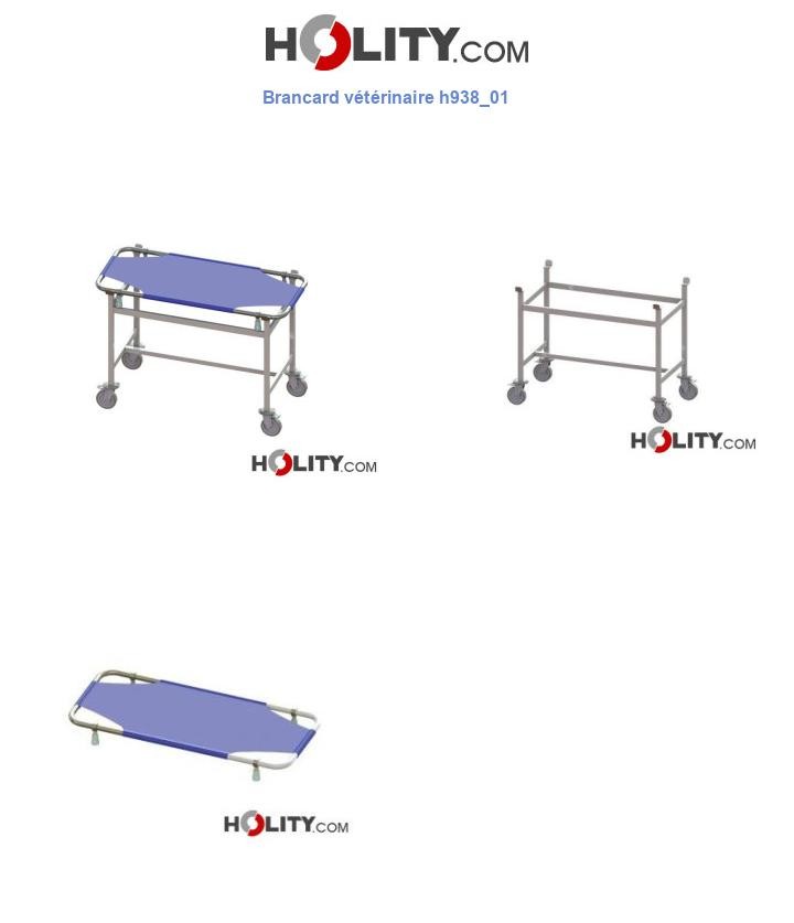 Brancard vétérinaire h938_01