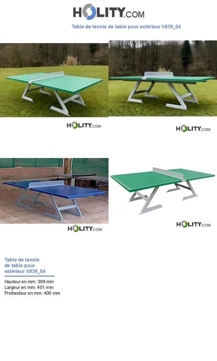 Table de tennis de table pour extérieur h939_04