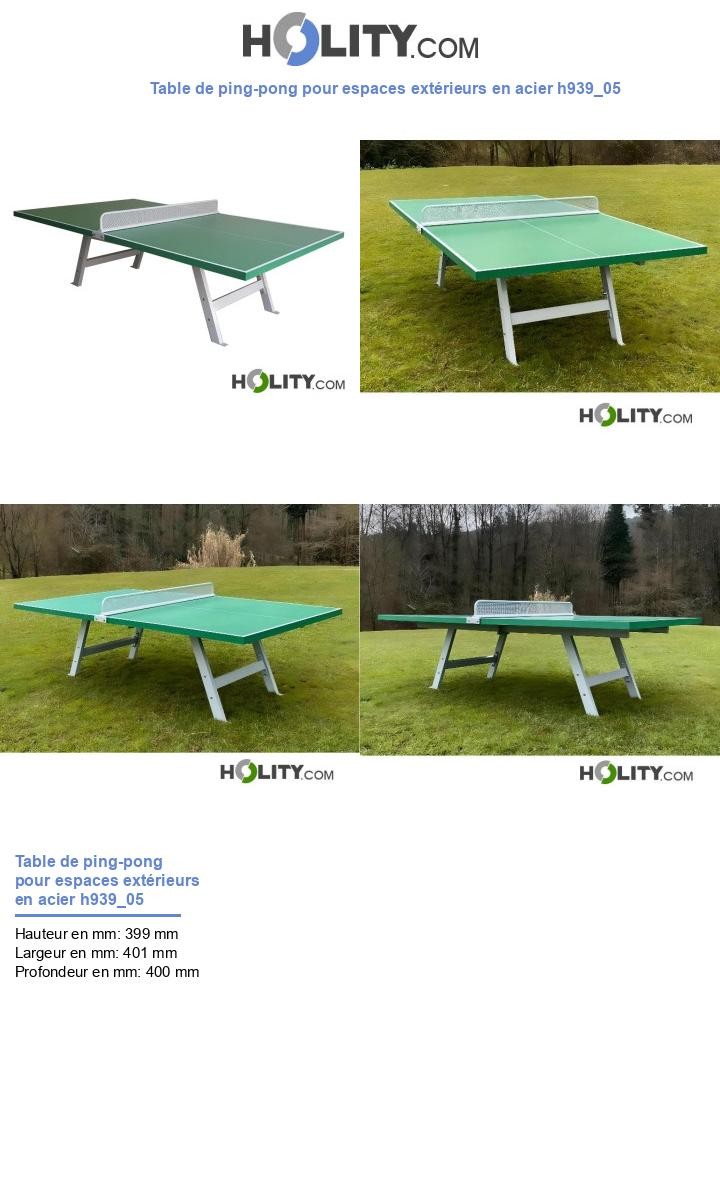 Table de ping-pong pour espaces extérieurs en acier h939_05