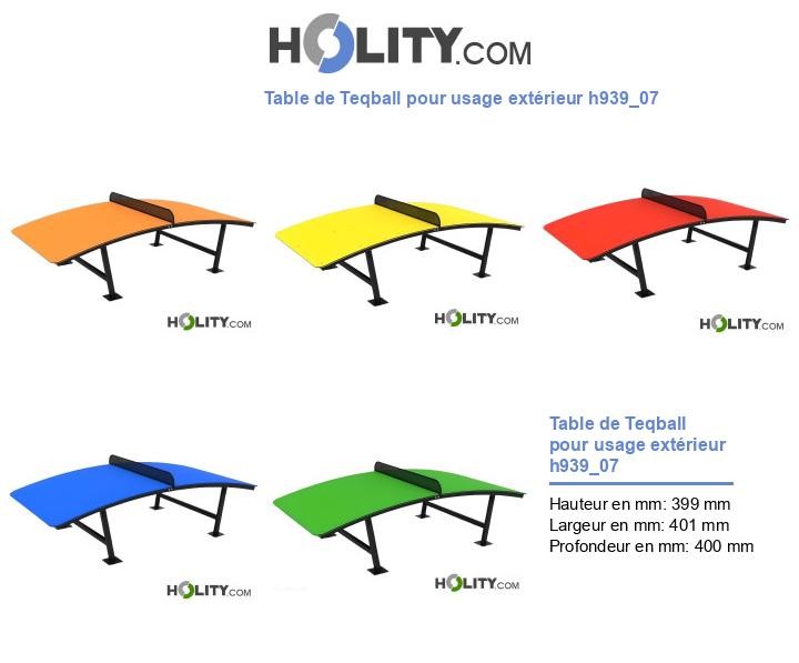 Table de Teqball pour usage extérieur h939_07
