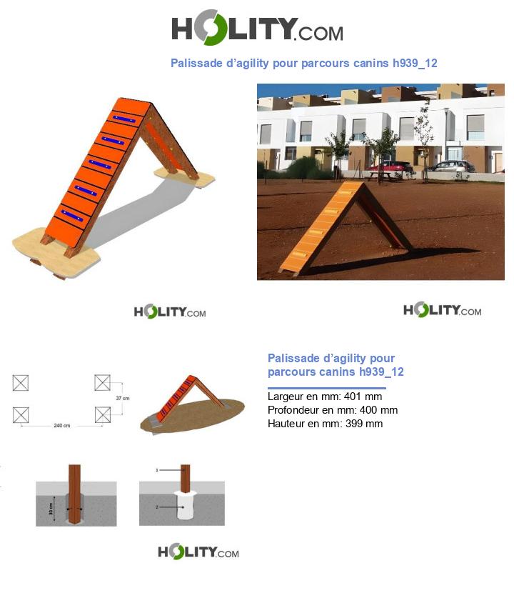 Palissade d’agility pour parcours canins h939_12