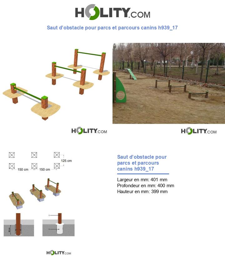 Saut d’obstacle pour parcs et parcours canins h939_17