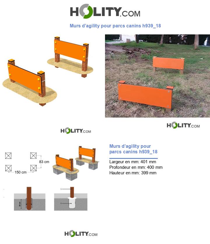 Murs d’agility pour parcs canins h939_18