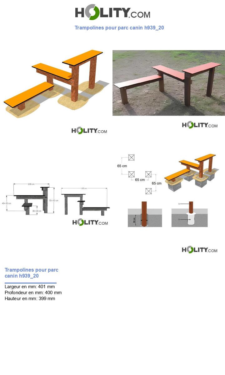 Trampolines pour parc canin h939_20