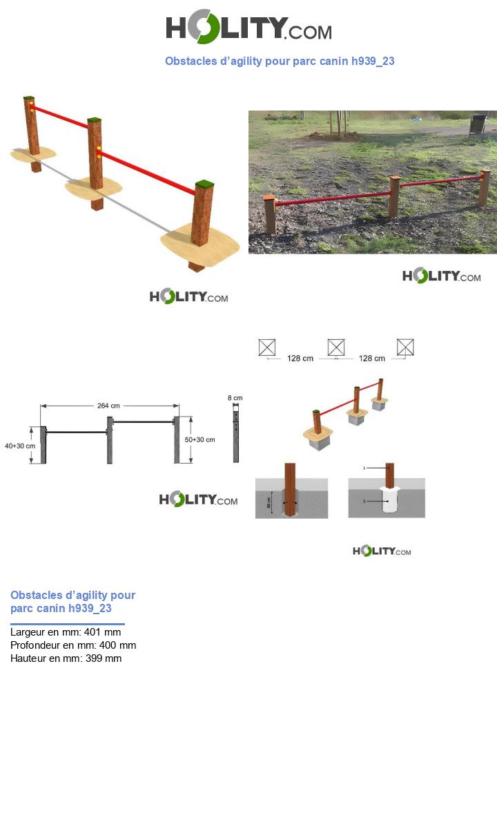 Obstacles d’agility pour parc canin h939_23