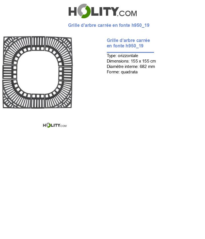 Grille d’arbre carrée en fonte h950_19