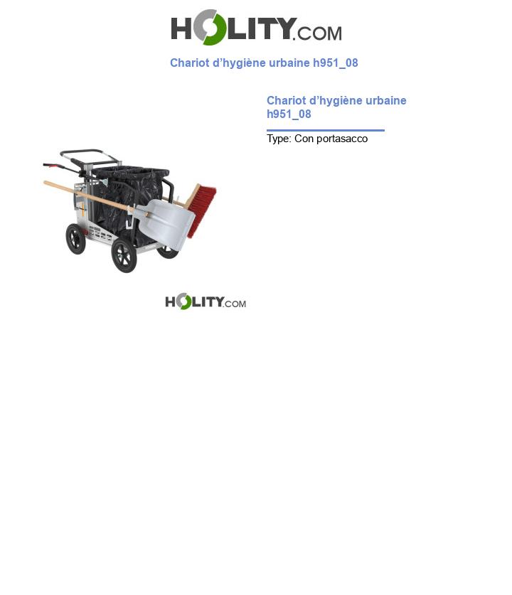 Chariot d’hygiène urbaine h951_08