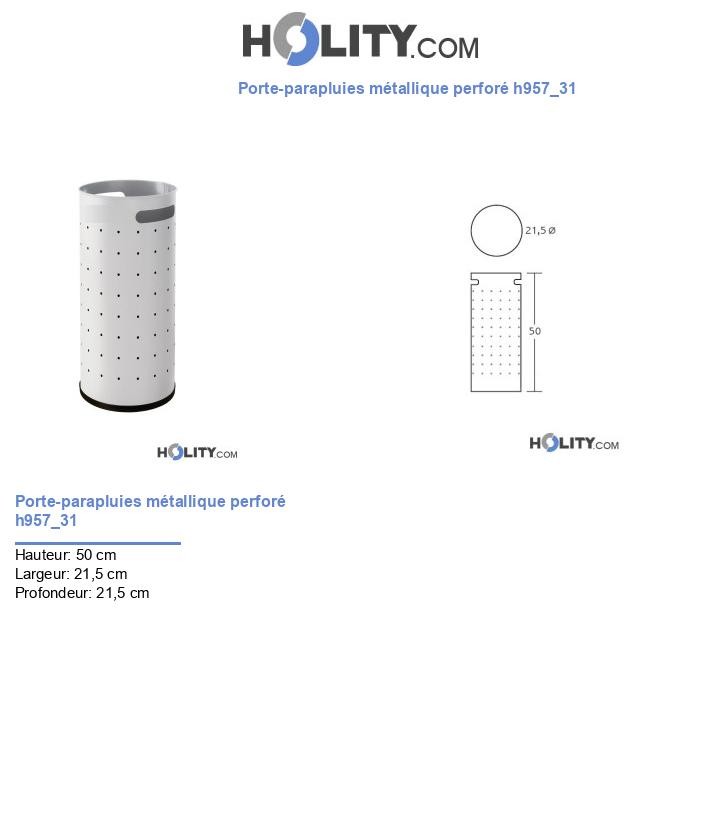 Porte-parapluies métallique perforé h957_31