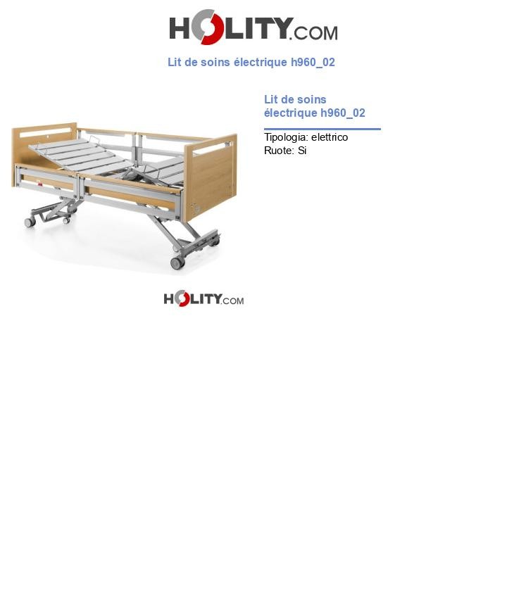 Lit de soins électrique h960_02
