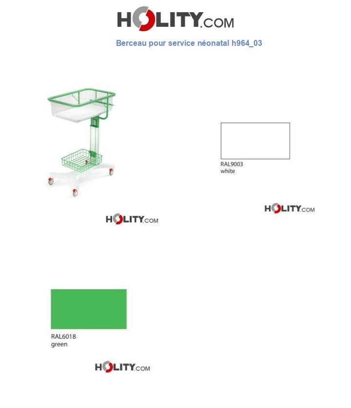 Berceau pour service néonatal h964_03