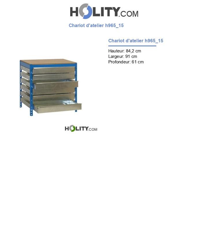 Chariot d'atelier h965_15