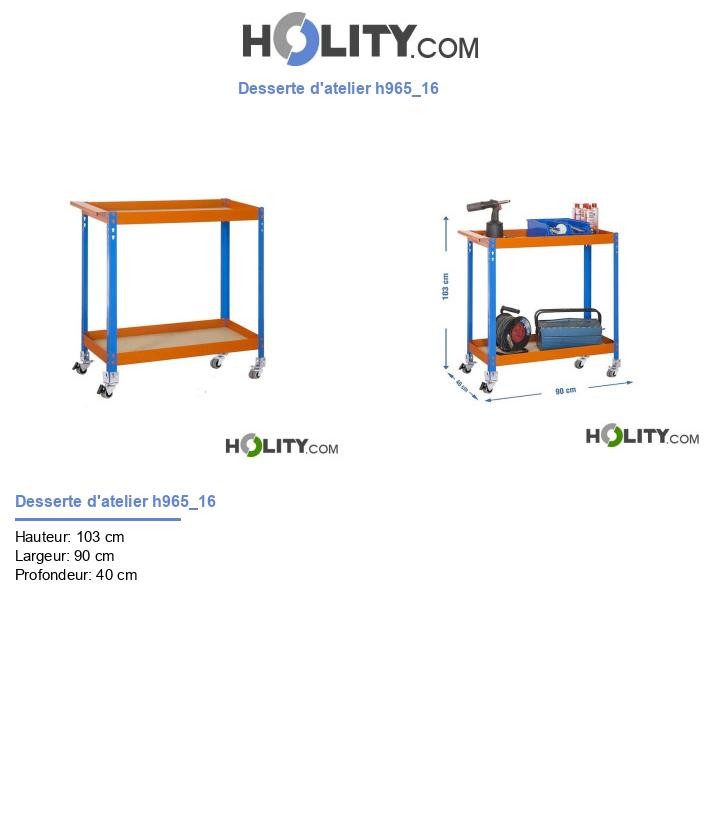 Desserte d'atelier h965_16
