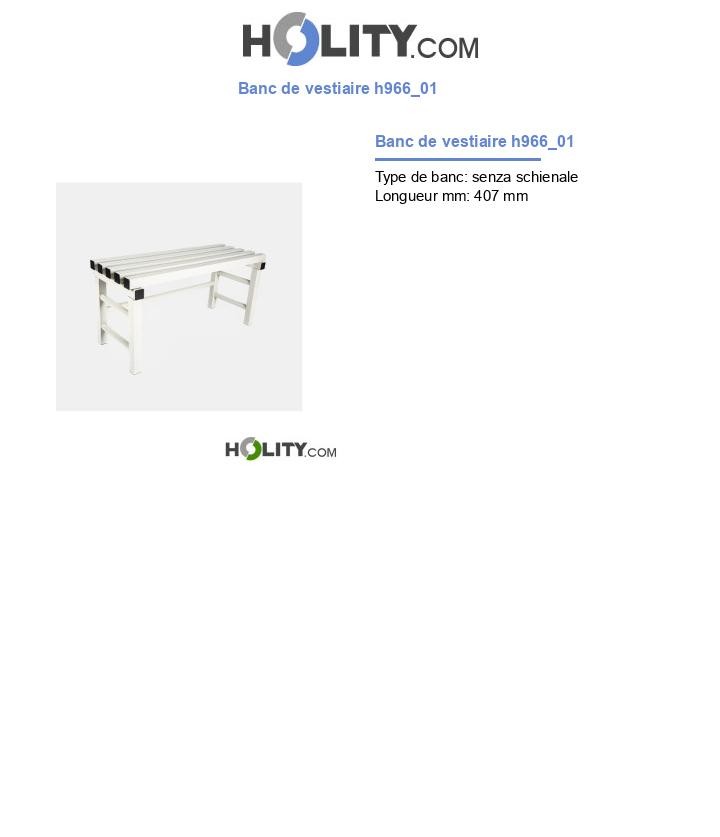 Banc de vestiaire h966_01