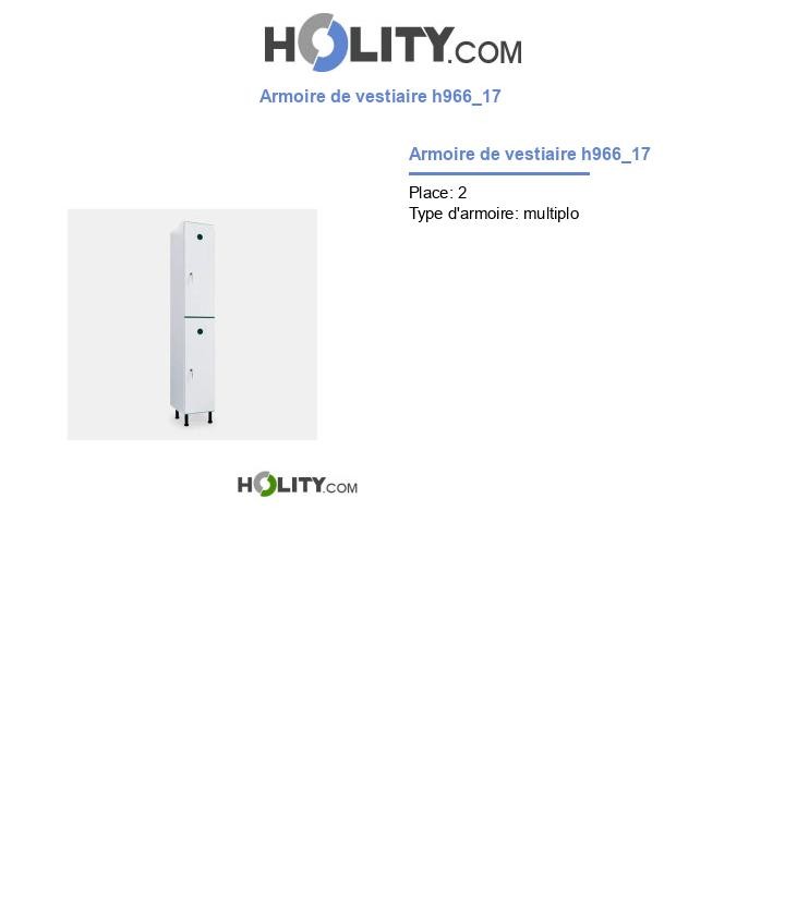 Armoire de vestiaire h966_17
