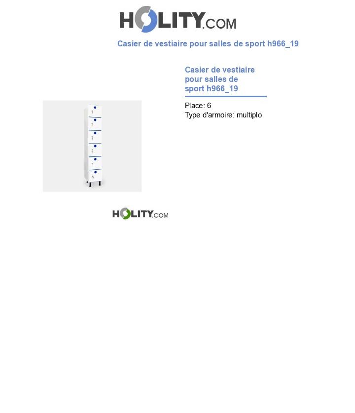 Casier de vestiaire pour salles de sport h966_19