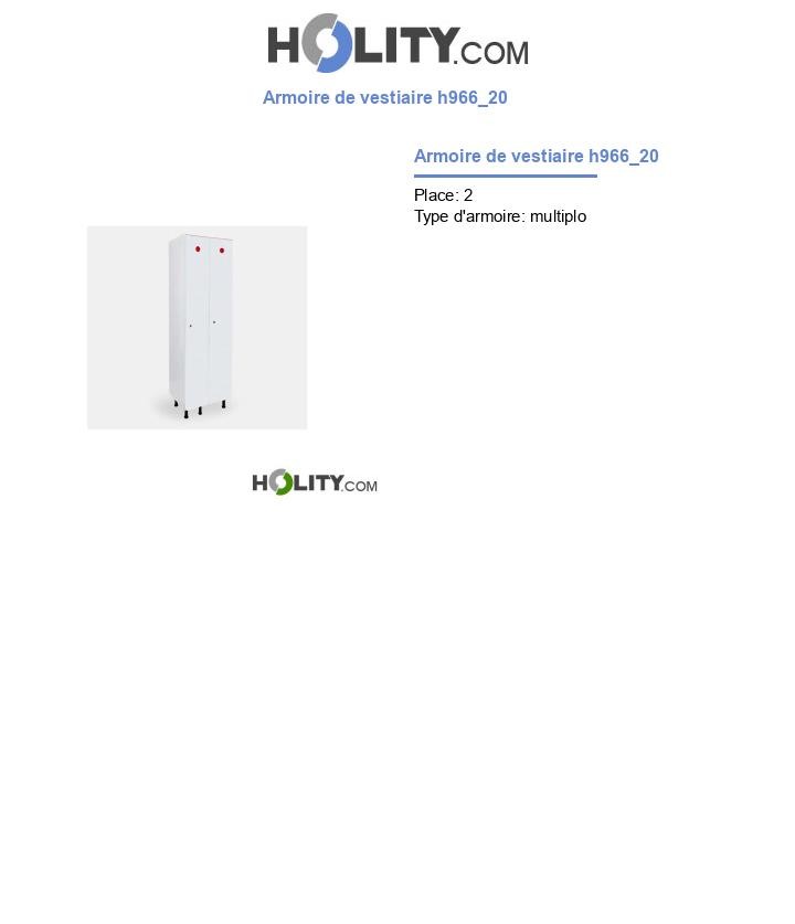 Armoire de vestiaire h966_20