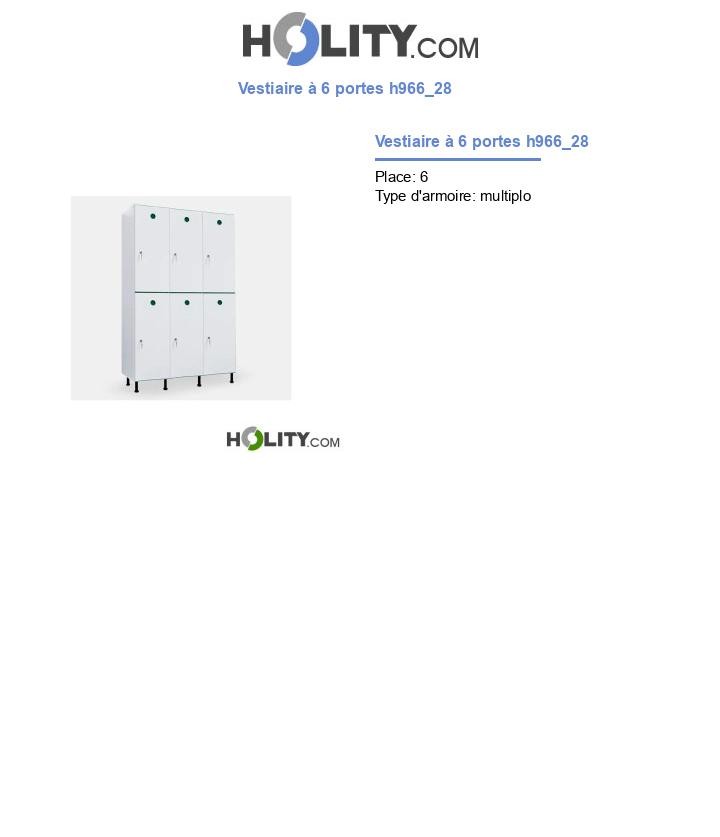 Vestiaire à 6 portes h966_28