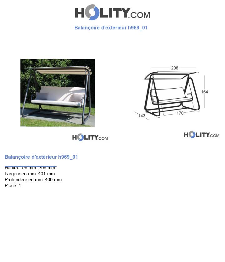 Balançoire d'extérieur h969_01