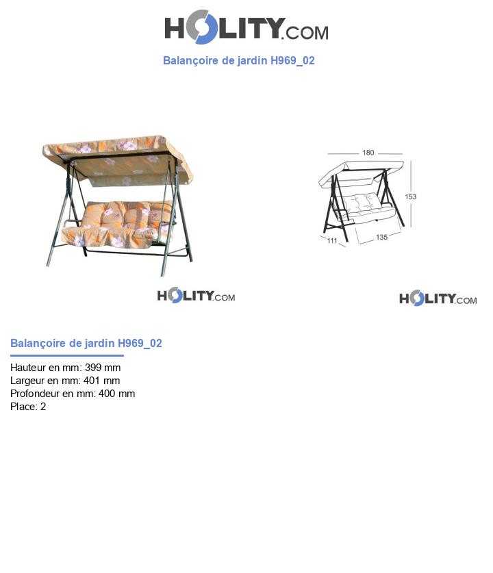 Balançoire de jardin H969_02