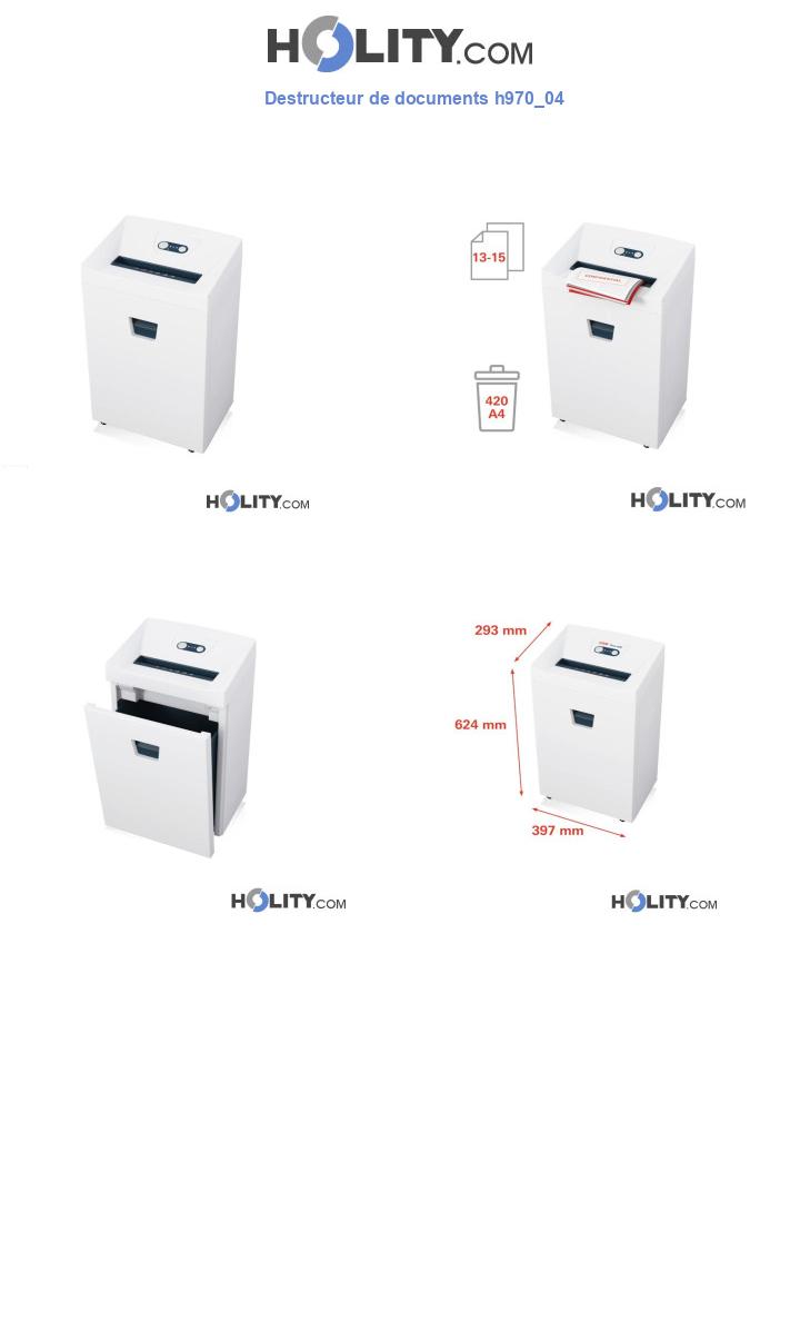Destructeur de documents h970_04