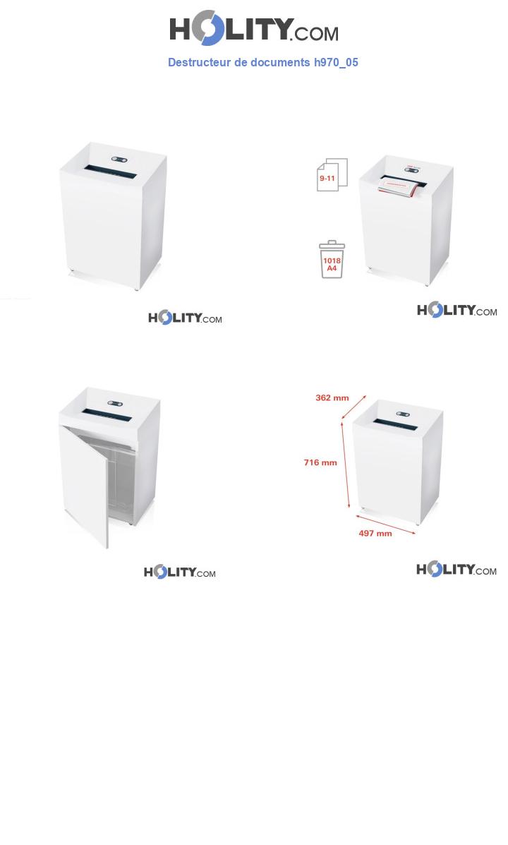 Destructeur de documents h970_05