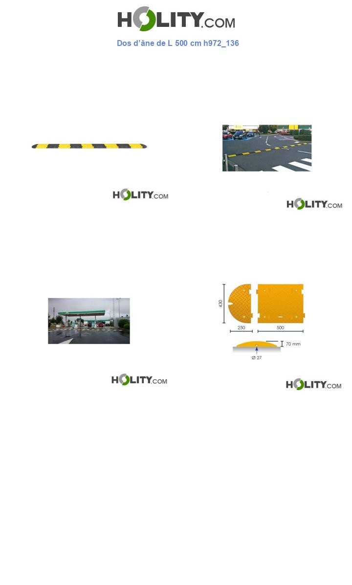 Dos d’âne de L 500 cm h972_136