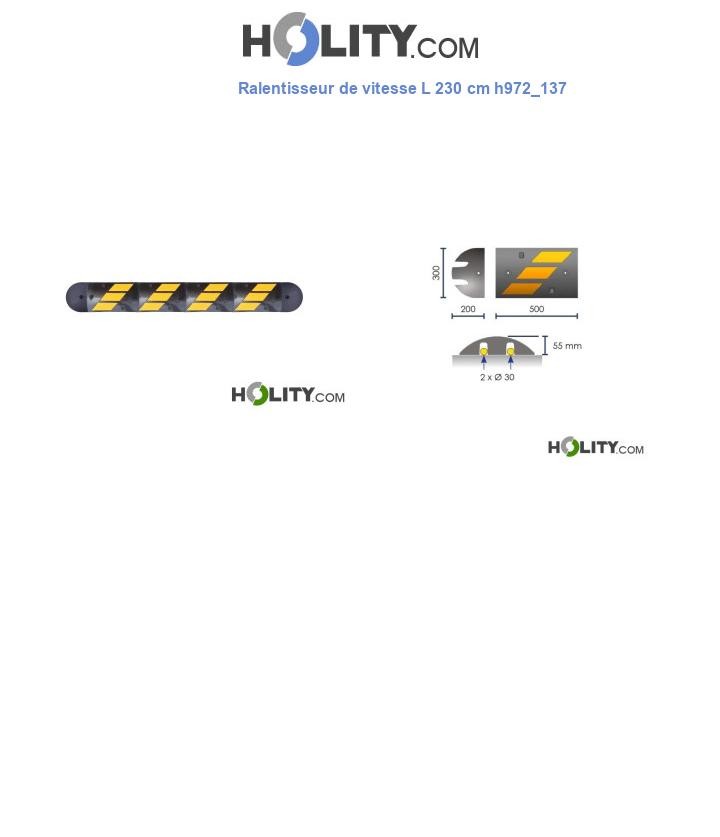 Ralentisseur de vitesse L 230 cm h972_137