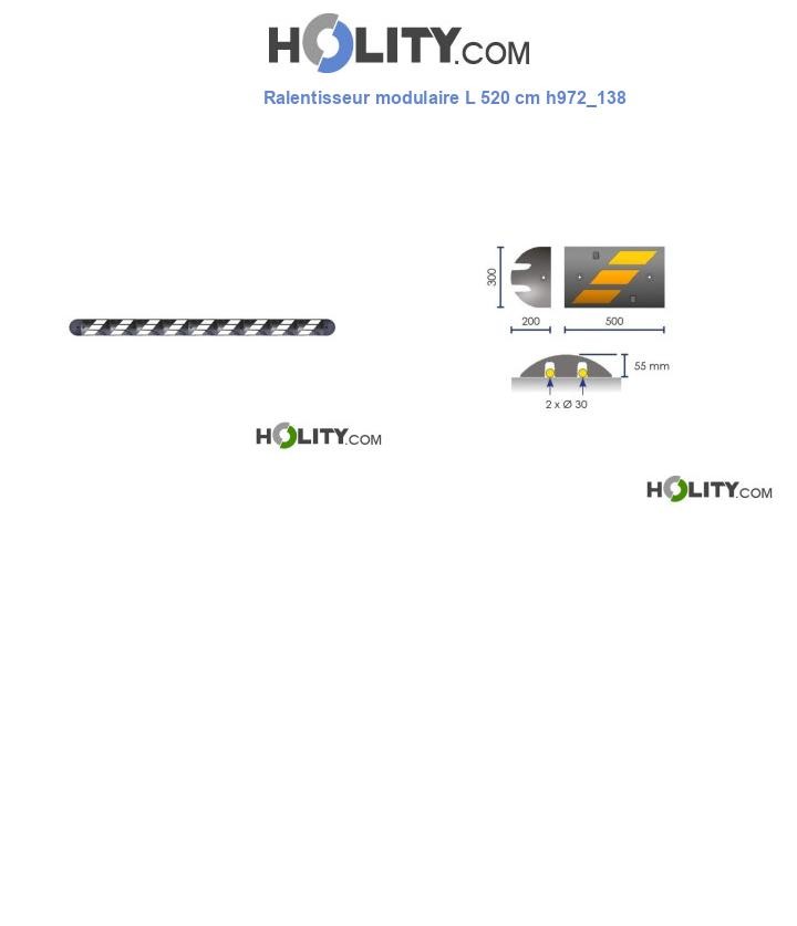 Ralentisseur modulaire L 520 cm h972_138