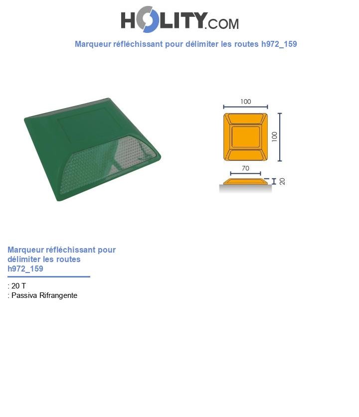 Marqueur réfléchissant pour délimiter les routes h972_159