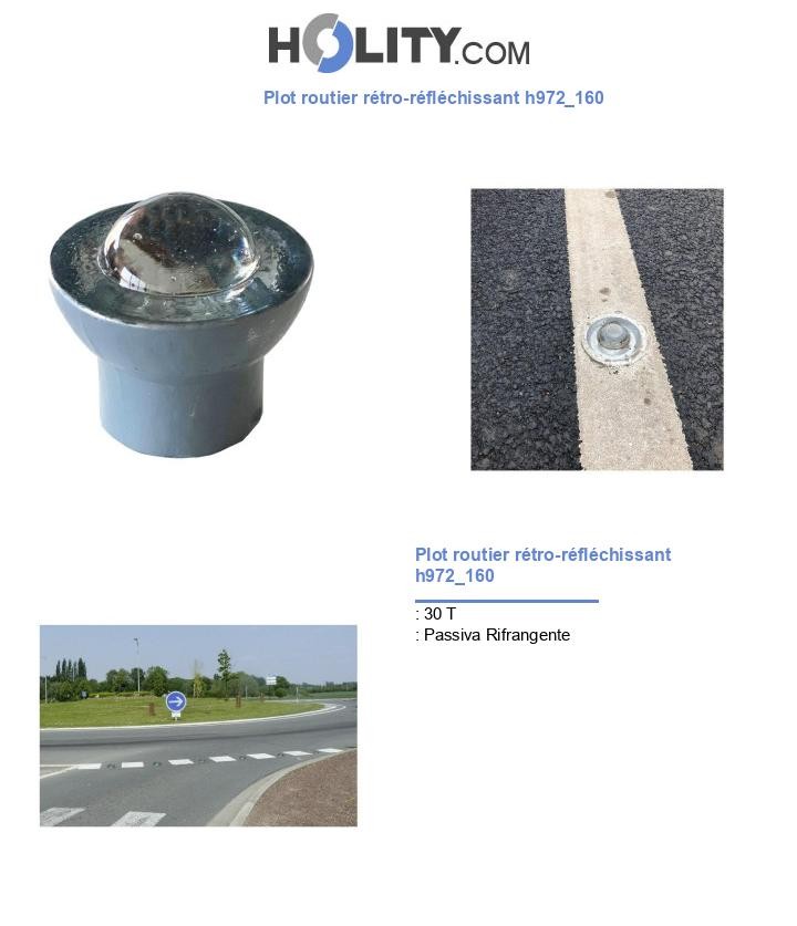 Plot routier rétro-réfléchissant h972_160