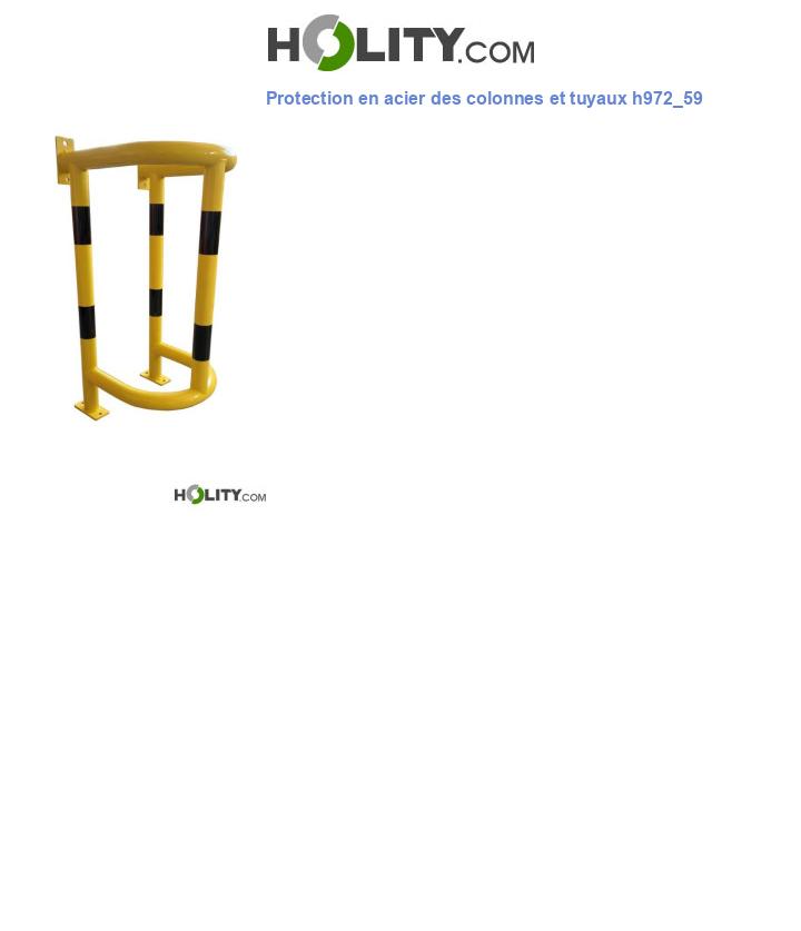 Protection en acier des colonnes et tuyaux h972_59