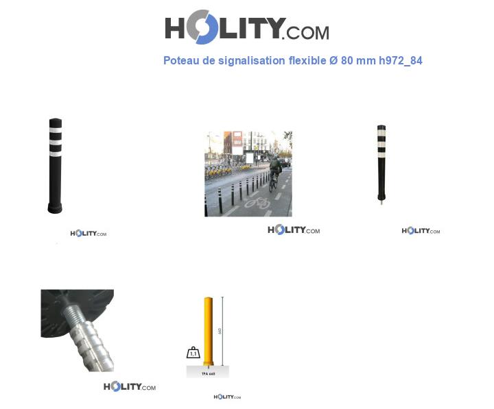 Poteau de signalisation flexible Ø 80 mm h972_84