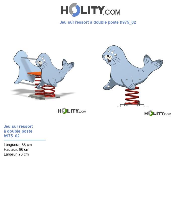 Jeu sur ressort à double poste h975_02