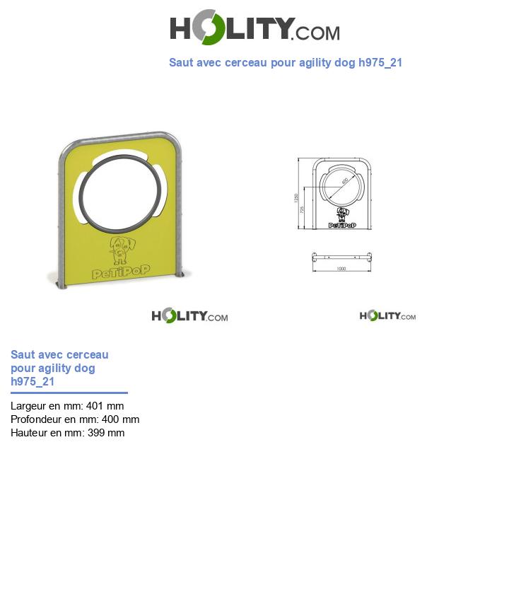 Saut avec cerceau pour agility dog h975_21