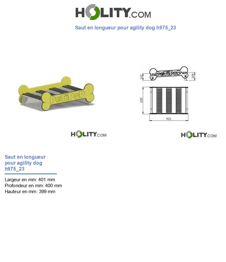Saut en longueur pour agility dog h975_23